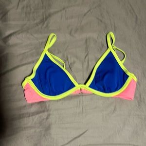 Colorful bikini top